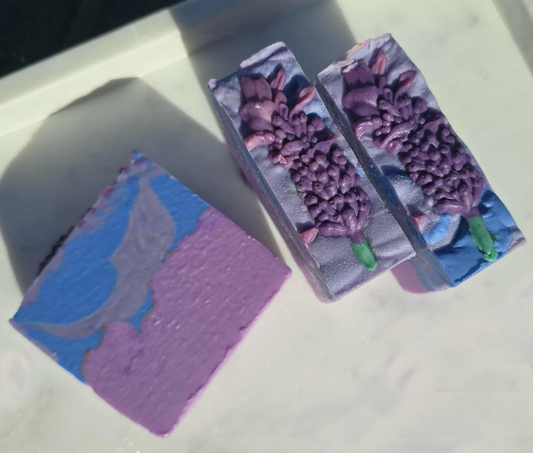 Blue Iris & Lavender Artisan Soap (Seconds)